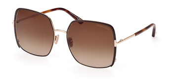 Damskie okulary przeciwsłoneczne Tom Ford FT 1006 6048F