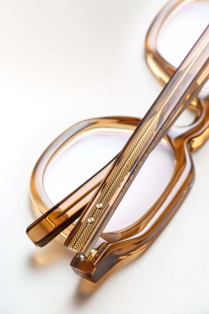 Damskie / Męskie okulary korekcyjne Oscar Magnuson - Deckard OM2 - 930 Crystal Caramel 10th Jubilee