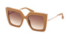 Damskie okulary przeciwsłoneczne Max Mara, MM 0051 DESIGN4 - 73F