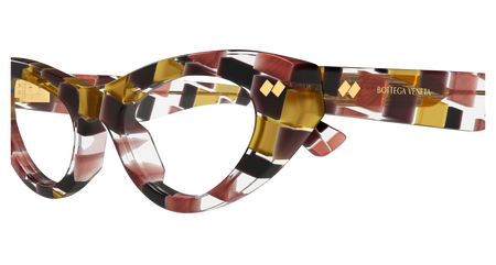 Damskie okulary korekcyjne Bottega Veneta BV 1354O 003