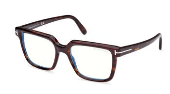 Męskie okulary korekcyjne Tom Ford, FT 5889-B BLUE BLOCK 052