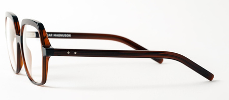 Damskie okulary korekcyjne Oscar Magnuson - Lili OM1 - 900 Dark brown