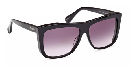 Damskie okulary przeciwsłoneczne Max Mara, MM 0066 LEE1 - 01B