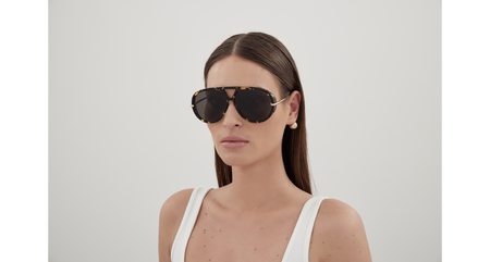 Damskie okulary przeciwsłoneczne Bottega Veneta BV 1273S 005