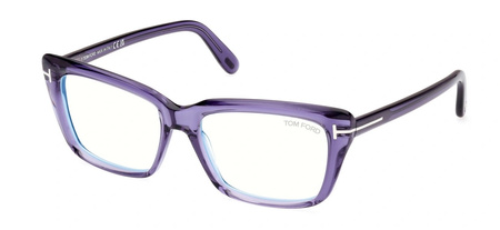 Damskie okulary korekcyjne Tom Ford - FT 5894-B BLUE BLOCK 072