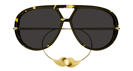 Damskie okulary przeciwsłoneczne Bottega Veneta BV 1273S 005