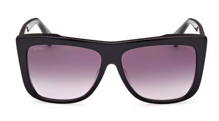 Damskie okulary przeciwsłoneczne Max Mara, MM 0066 LEE1 - 01B