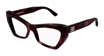 Damskie okulary korekcyjne Balenciaga, model BB 0296O 002 53