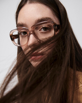 Damskie / Męskie okulary korekcyjne Folc Eyewear MOEBI TAUPE COMBO
