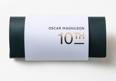 Damskie okulary korekcyjne Oscar Magnuson - Iris OM1 - 930 Crystal Caramel 10th Jubilee