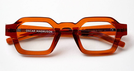 Damskie / Męskie okulary korekcyjne Oscar Magnuson - Remi OM6 - 650 Crystal Amber