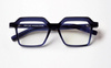 Męskie okulary korekcyjne Oscar Magnuson, Darryl Polished OM4 - 450 Midnight Blue