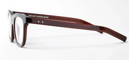 Damskie / Męskie okulary korekcyjne Oscar Magnuson - Colin OM2 - 600 Toga Red