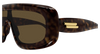 Damskie / Męskie okulary przeciwsłoneczne Bottega Veneta - BV1281S-002