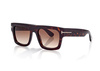 Damskie okulary korekcyjne Tom Ford - FT071 Fausto 52F