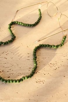 Łańcuszek do okularów Coco Bonito Verde Ceramico