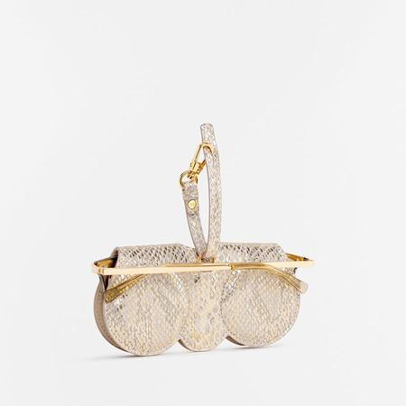 Etui do okularów Any Di Snake Gold