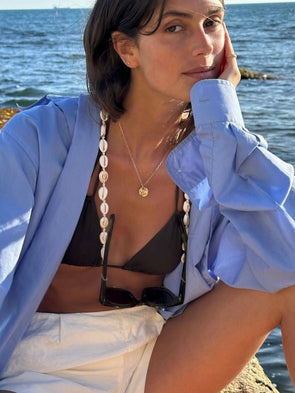 Łańcuszek do okularów Coco Bonito Cowrie Cool