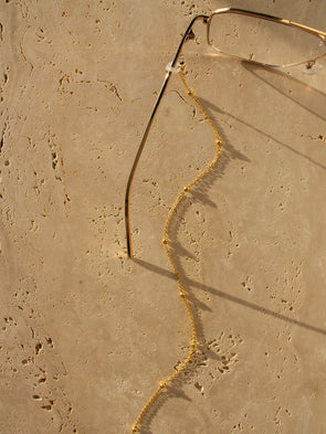 Łańcuszek do okularów Coco Bonito Ball Chain Gold