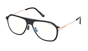 Męskie okulary korekcyjne Tom Ford FT5943-B 56003