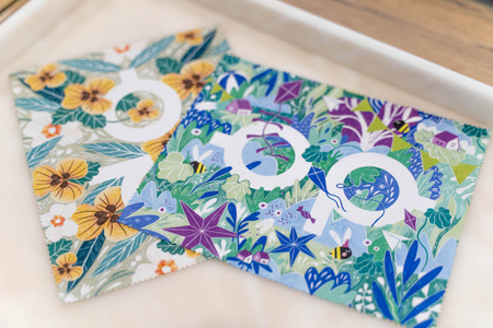 Autorska ściereczka do okularów od @rena.illustration - Winter