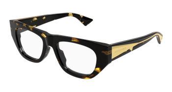 Damskie okulary korekcyjne Bottega Veneta BV1279O-001