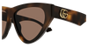 Damskie okulary przeciwsłoneczne Gucci GG1333S-002