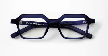 Męskie okulary korekcyjne Oscar Magnuson - Ray OM4 - 450 Midnight Blue