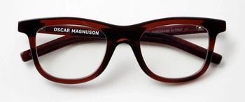 Damskie / Męskie okulary korekcyjne Oscar Magnuson - Colin OM2 - 600 Toga Red