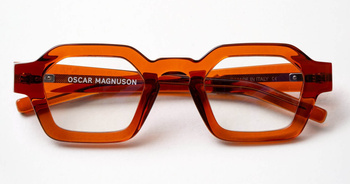 Damskie / Męskie okulary korekcyjne Oscar Magnuson - Remi OM6 - 650 Crystal Amber