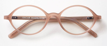 Damskie okulary korekcyjne Oscar Magnuson - Teddy OM1 - 110 Pale Grey