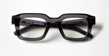 Męskie okulary korekcyjne Oscar Magnuson - Jack OM6 - 150 Charcoal