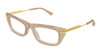 Damskie okulary korekcyjne Bottega Veneta BV 1371O 004