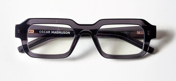 Męskie okulary korekcyjne Oscar Magnuson - Damon OM6 - 150 Charcoal